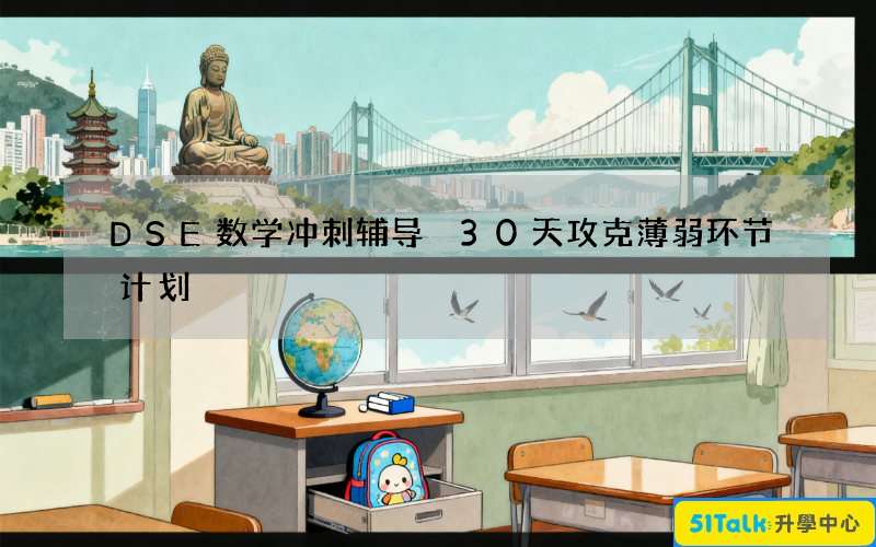 DSE数学冲刺辅导 30天攻克薄弱环节计划